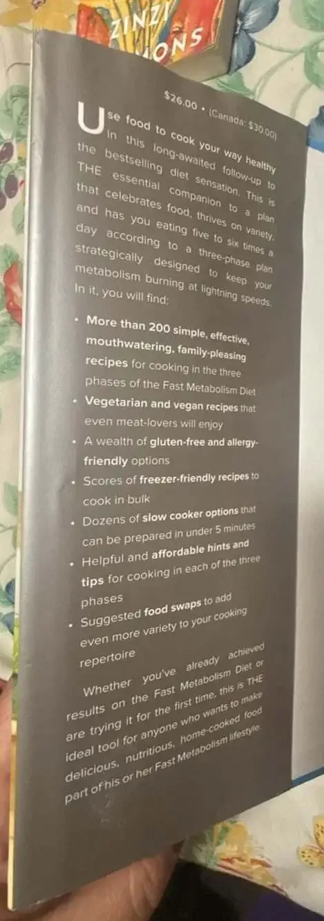 The Fast Metabolism Diet Cookbook by Haylie Pomroy